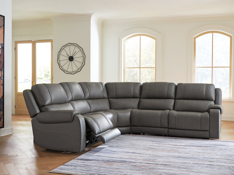 5Z - Pittson Power Reclining Sectional - Tony’s Furniture Store & Linen (GA) - Multi Location