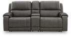 5Z - Pittson Power Reclining Sectional Loveseat with Console - Tony’s Furniture Store & Linen (GA) - Multi Location