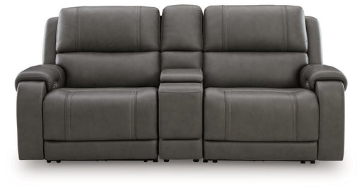5Z - Pittson Power Reclining Sectional Loveseat with Console - Tony’s Furniture Store & Linen (GA) - Multi Location