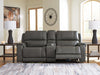5Z - Pittson Power Reclining Sectional Loveseat with Console - Tony’s Furniture Store & Linen (GA) - Multi Location