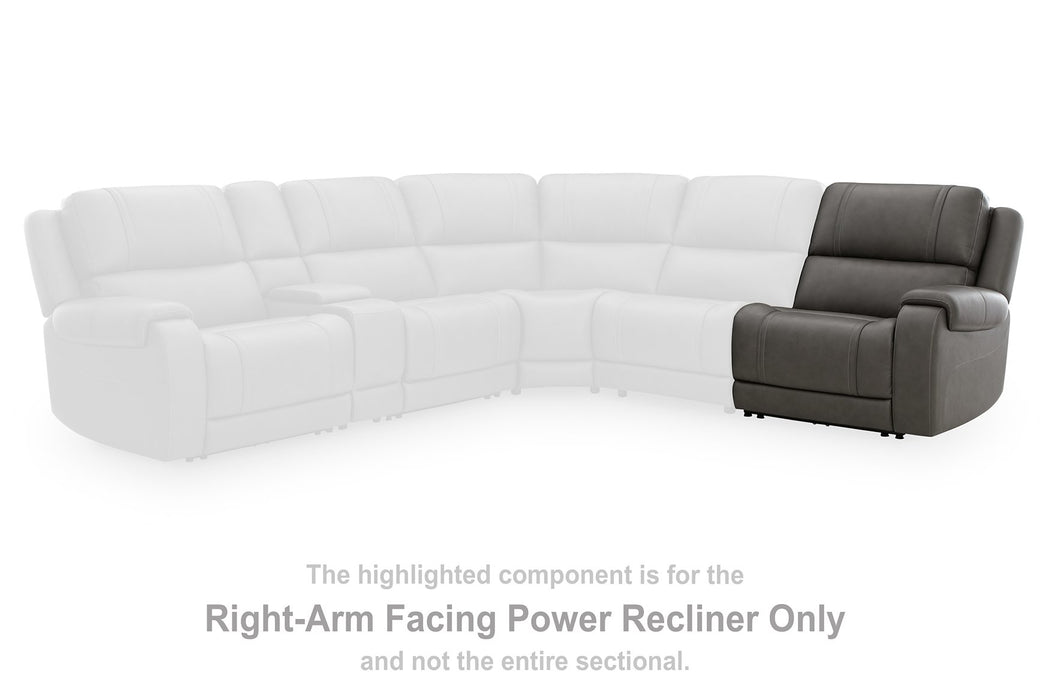 5Z - Pittson Power Sectional Reclining Sofa - Tony’s Furniture Store & Linen (GA) - Multi Location