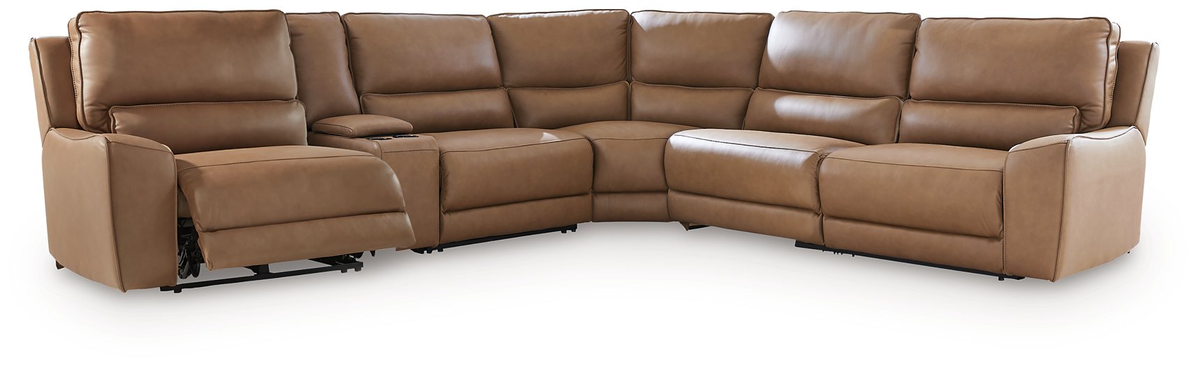 DeepWakes Reclining Sectional with Storage Console - Tony’s Furniture Store & Linen (GA) - Multi Location