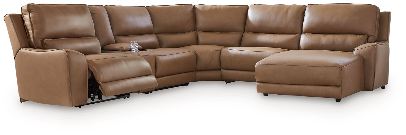 DeepWakes Power Reclining Sectional with Chaise - Tony’s Furniture Store & Linen (GA) - Multi Location
