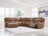 DeepWakes Power Reclining Sectional with Chaise - Tony’s Furniture Store & Linen (GA) - Multi Location