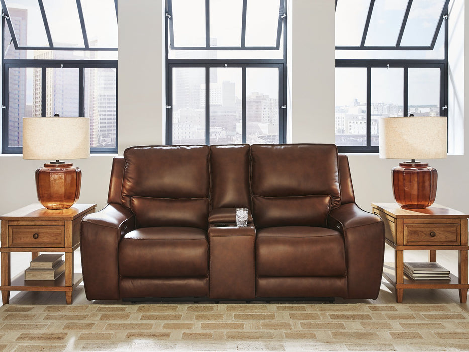 DeepWakes Power Reclining Loveseat with Console - Tony’s Furniture Store & Linen (GA) - Multi Location