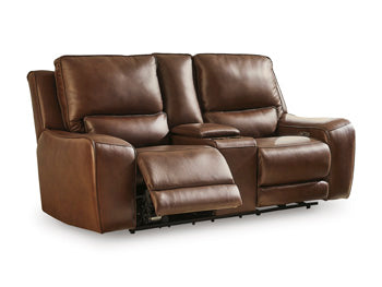DeepWakes Power Reclining Loveseat with Console - Tony’s Furniture Store & Linen (GA) - Multi Location