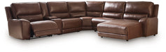 DeepWakes Power Reclining Sectional with Chaise - Tony’s Furniture Store & Linen (GA) - Multi Location