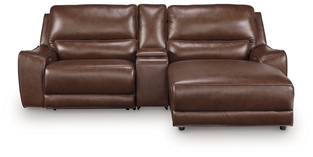 DeepWakes Power Reclining Sectional with Chaise - Tony’s Furniture Store & Linen (GA) - Multi Location