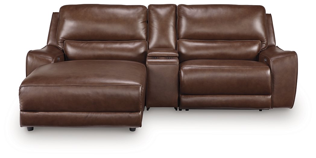 DeepWakes Power Reclining Sectional with Chaise - Tony’s Furniture Store & Linen (GA) - Multi Location