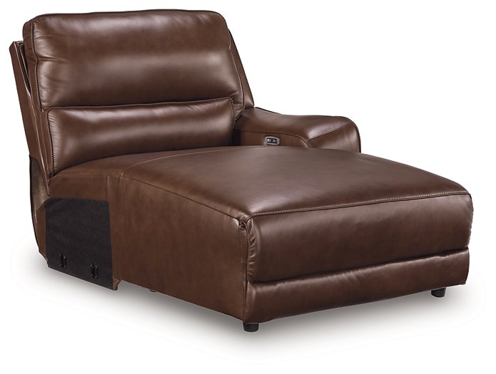 DeepWakes Power Reclining Sectional with Chaise - Tony’s Furniture Store & Linen (GA) - Multi Location