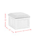 Uster Coffee Table W/Four storage Stools Grey - Tony’s Furniture Store & Linen (GA) - Multi Location
