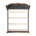Cadenza UPH Bedroom Set with Black PU in Brown - Tony’s Furniture Store & Linen (GA) - Multi Location