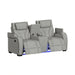 Blitz Motion Loveseat with Console, and LED - Tony’s Furniture Store & Linen (GA) - Multi Location