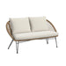 Grace Outdoor Seating 4PC Set - Black, Natural and Olefin Beige - Tony’s Furniture Store & Linen (GA) - Multi Location