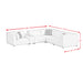 Zandara Modular Set in Olefin Beige - Tony’s Furniture Store & Linen (GA) - Multi Location