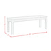 Eleanor Dining Bench - Tony’s Furniture Store & Linen (GA) - Multi Location