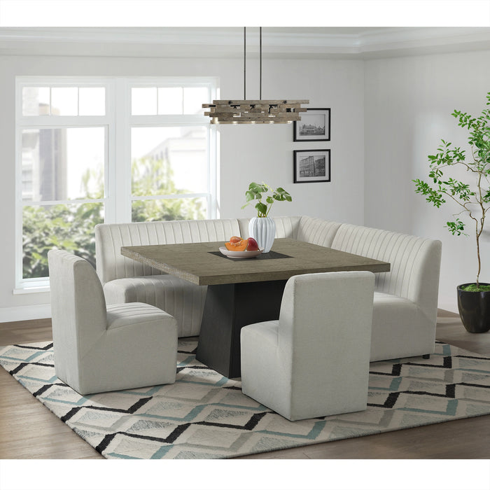 Jemma Upholstered Corner Chair in Beige Linen - Tony’s Furniture Store & Linen (GA) - Multi Location