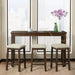 Jax Bar Table Single Pack (Table + Three Stools) in Cherry - Tony’s Furniture Store & Linen (GA) - Multi Location