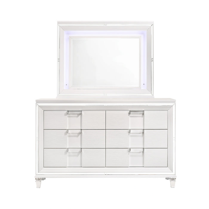 Twenty Nine Dresser & Mirror Set White - Tony’s Furniture Store & Linen (GA) - Multi Location