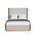 Brisbane UPH Bed with Boucle Beige and LED in Brown - Tony’s Furniture Store & Linen (GA) - Multi Location