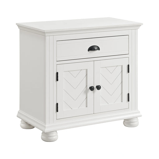 Kona 1-Drawer Nightstand in White - Tony’s Furniture Store & Linen (GA) - Multi Location