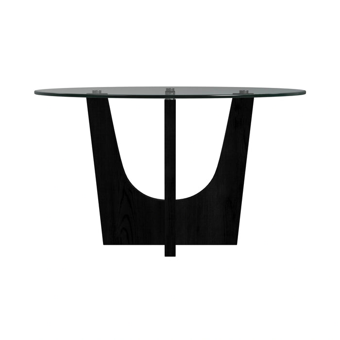 Oregon Round Table in Black - Tony’s Furniture Store & Linen (GA) - Multi Location