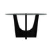 Oregon Round Table in Black - Tony’s Furniture Store & Linen (GA) - Multi Location