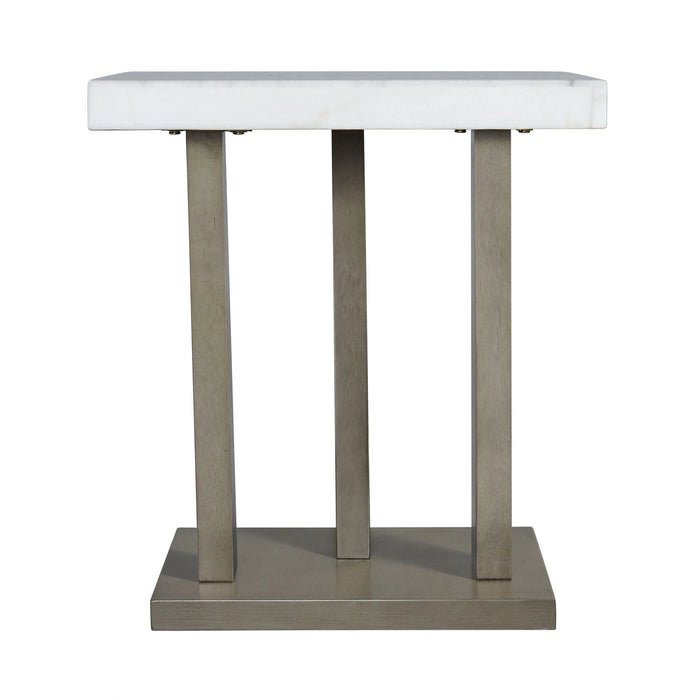 Greta Square End Table in grey - Tony’s Furniture Store & Linen (GA) - Multi Location