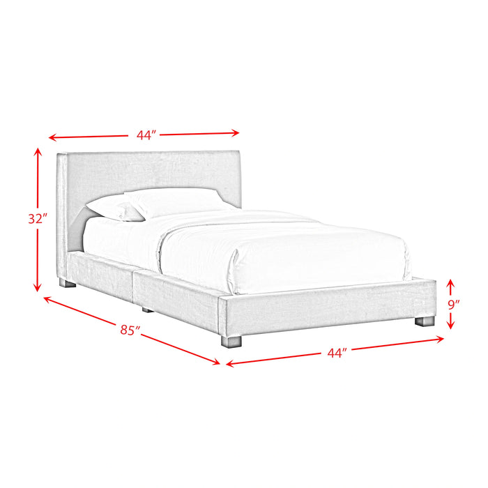 Brookhaven UPH Bed in Grey Velvet - Tony’s Furniture Store & Linen (GA) - Multi Location