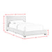 Brookhaven UPH Bed in Grey Velvet - Tony’s Furniture Store & Linen (GA) - Multi Location