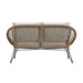 Grace Outdoor Seating 4PC Set - Black, Natural and Olefin Beige - Tony’s Furniture Store & Linen (GA) - Multi Location