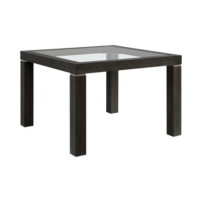 Elodie Counter Table with Glass in Charcoal - Tony’s Furniture Store & Linen (GA) - Multi Location