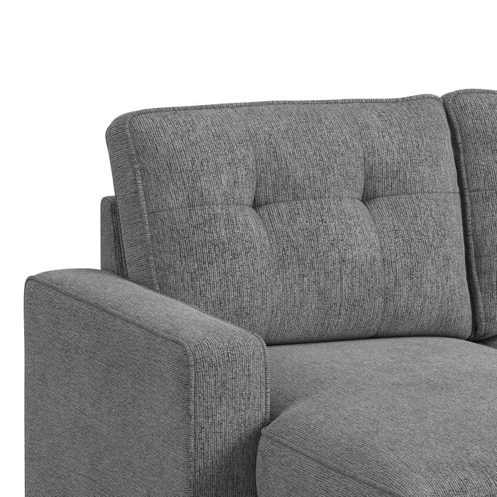 Homer 2PC Sectional Set in Clementine Grey - Tony’s Furniture Store & Linen (GA) - Multi Location