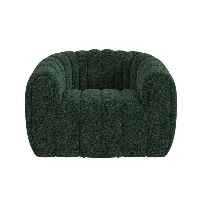 Flamingo Swivel Chair in Ching Hunter Green - Tony’s Furniture Store & Linen (GA) - Multi Location