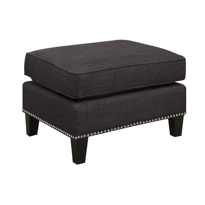 Erica 497 Ottoman W/Chrome Nail (ISTA 3) - Tony’s Furniture Store & Linen (GA) - Multi Location