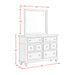 Whit-Ash Panel Bedroom Set with Door Chest in Light Grey - Tony’s Furniture Store & Linen (GA) - Multi Location