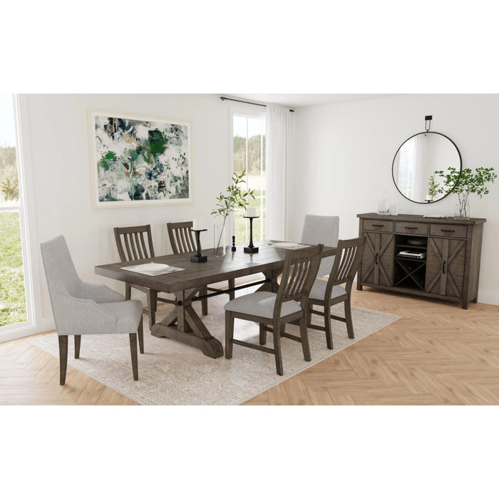 Yellowstone Dining Set in Medium Brown - Tony’s Furniture Store & Linen (GA) - Multi Location