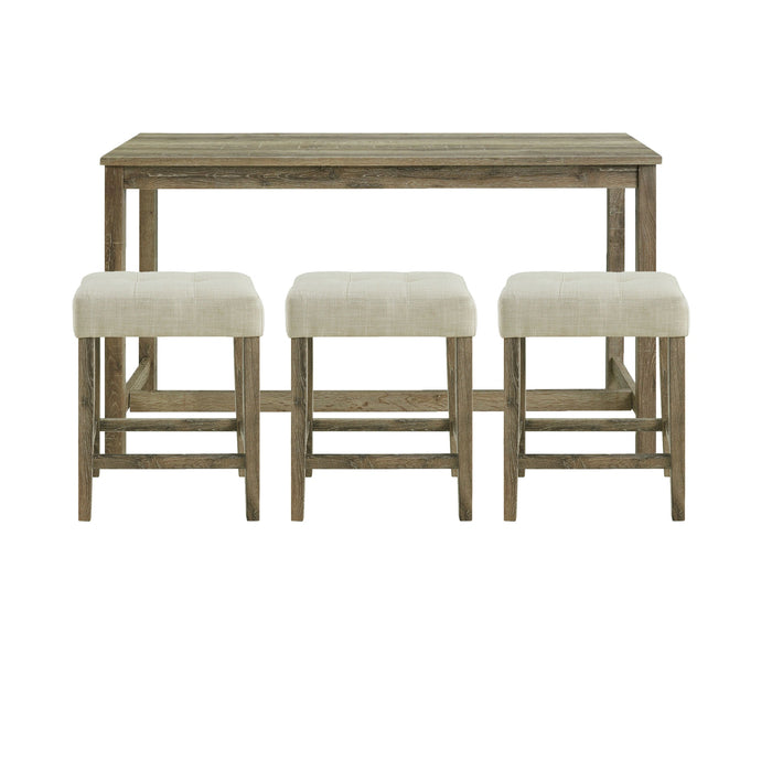 Oak Lawn Bar Table Single Pack (Table + Three Stools) - Tony’s Furniture Store & Linen (GA) - Multi Location