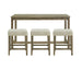 Oak Lawn Bar Table Single Pack (Table + Three Stools) - Tony’s Furniture Store & Linen (GA) - Multi Location