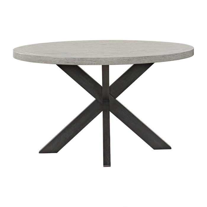 Axel Round Dining Table with Light Grey Top in Espresso - Tony’s Furniture Store & Linen (GA) - Multi Location