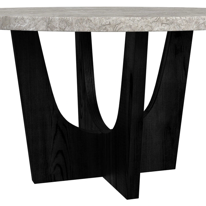 Oregon Round Table in Black - Tony’s Furniture Store & Linen (GA) - Multi Location