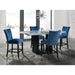 Valentino White 5PC Dining Set-Table & Four Chairs - Tony’s Furniture Store & Linen (GA) - Multi Location