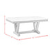 Everdeen Dining Table w/ White Faux Marble Top in Charcoal - Tony’s Furniture Store & Linen (GA) - Multi Location