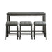 Oak Lawn Bar Table Single Pack (Table + Three Stools) - Tony’s Furniture Store & Linen (GA) - Multi Location