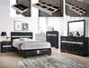 Crown Mark Regata King Storage Bed in Black - Tony’s Furniture Store & Linen (GA) - Multi Location