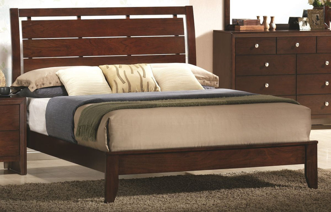 Crown Mark Furniture Evan Full Bed in Warm Brown - Tony’s Furniture Store & Linen (GA) - Multi Location