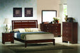 Crown Mark Furniture Evan King Bed in Warm Brown - Tony’s Furniture Store & Linen (GA) - Multi Location