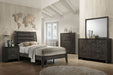 Crown Mark Furniture Evan Full Panel Bed in Grey - Tony’s Furniture Store & Linen (GA) - Multi Location