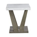 Greta Square End Table in grey - Tony’s Furniture Store & Linen (GA) - Multi Location