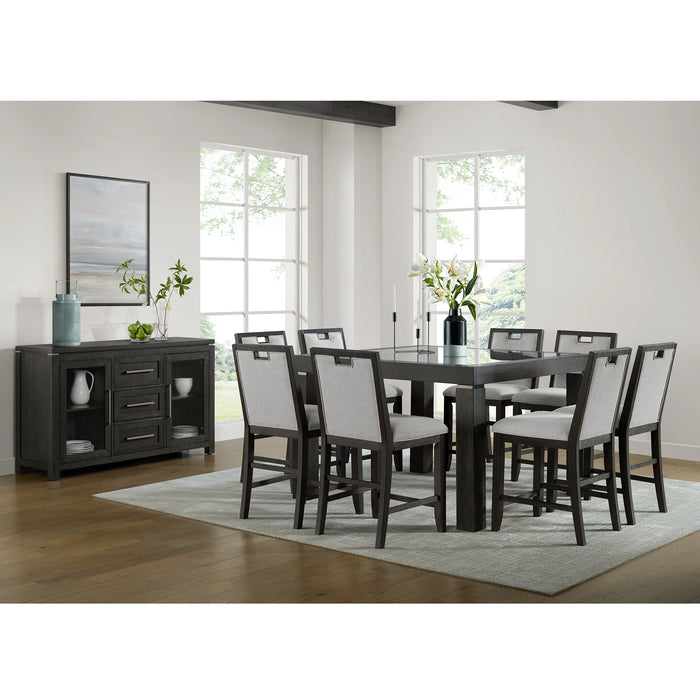 Elodie Counter Height Dining Set in Charcoal - Tony’s Furniture Store & Linen (GA) - Multi Location